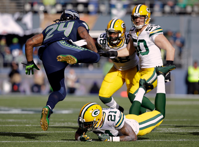 Illustration for article titled Just What The Hell Was That? The 2015 NFC Championship In Photos